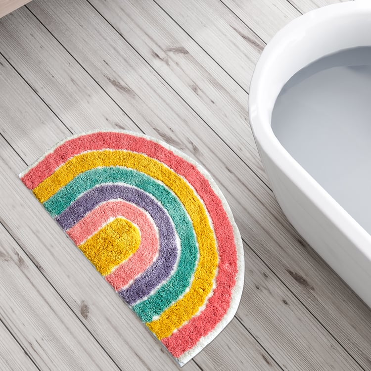 Slate Kids Rainbow Anti-Slip Bath Mat - 70x50cm