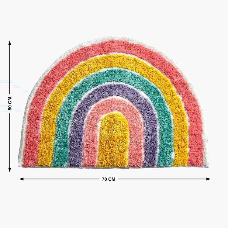 Slate Kids Rainbow Anti-Slip Bath Mat - 70x50cm