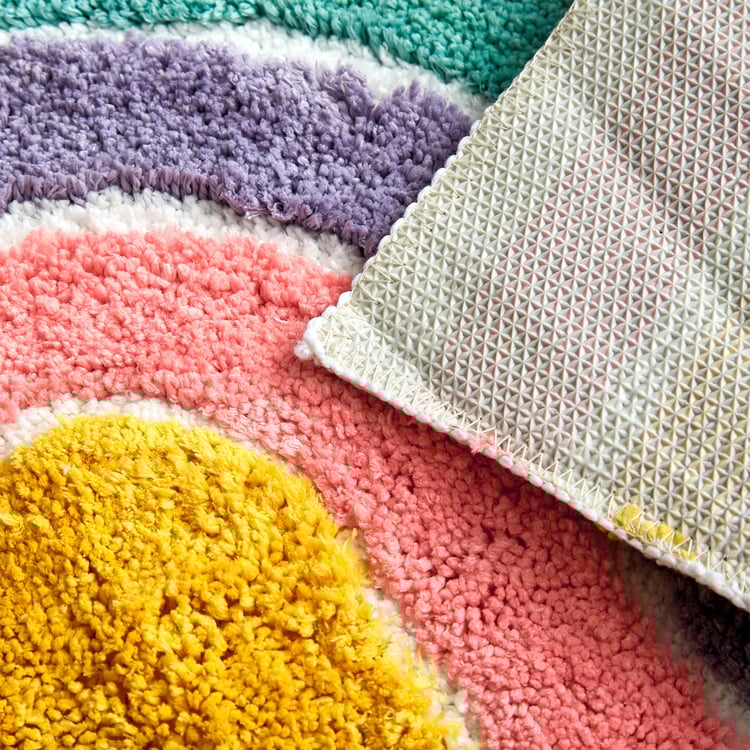 Slate Kids Rainbow Anti-Slip Bath Mat - 70x50cm