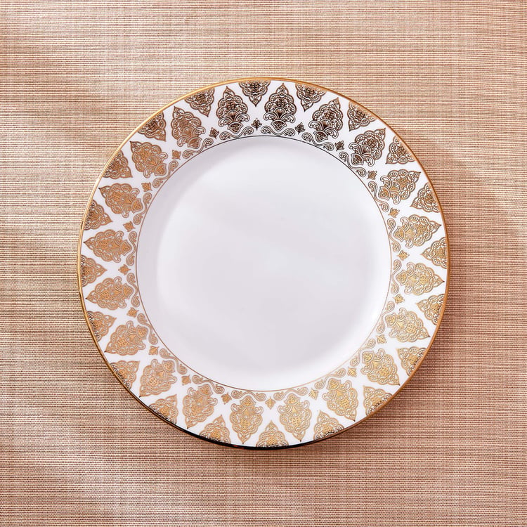 Midas Damask Bone China Printed Side Plate - 18.5cm