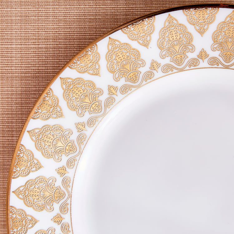 Midas Damask Bone China Printed Side Plate - 18.5cm