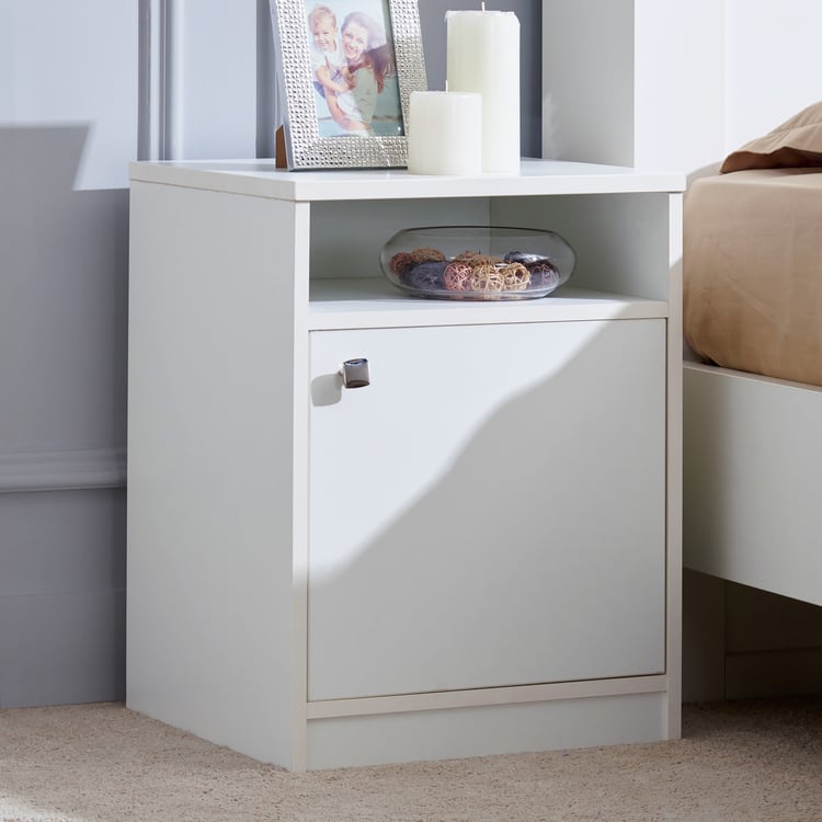 Helios Reynan NXT Bedside Table  - White