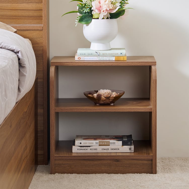 Helios David Bedside Table - Teak