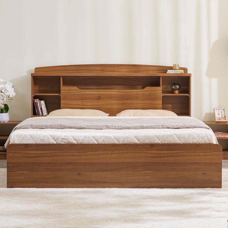 Helios David Smith King Bed - Teak