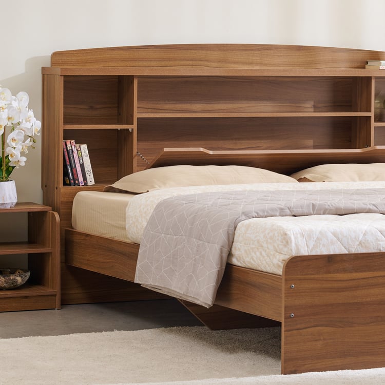 Helios David Smith King Bed - Teak