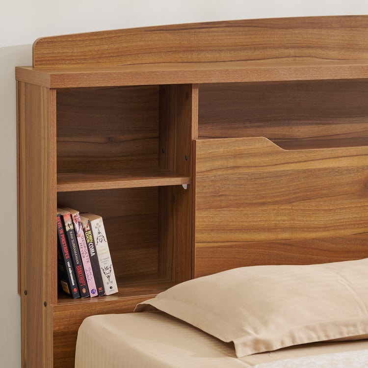 Helios David Smith King Bed - Teak