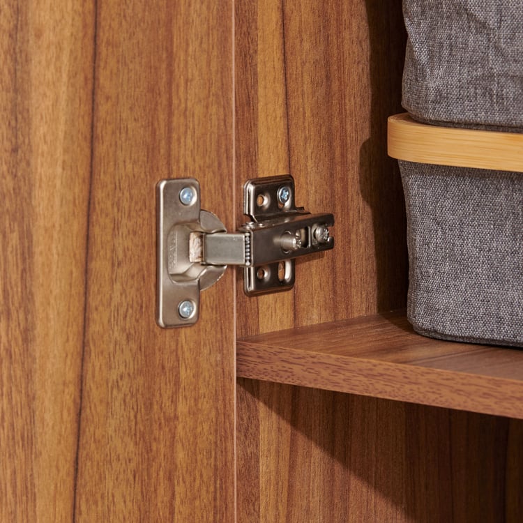 Helios David 4-Door Wardrobe - Brown