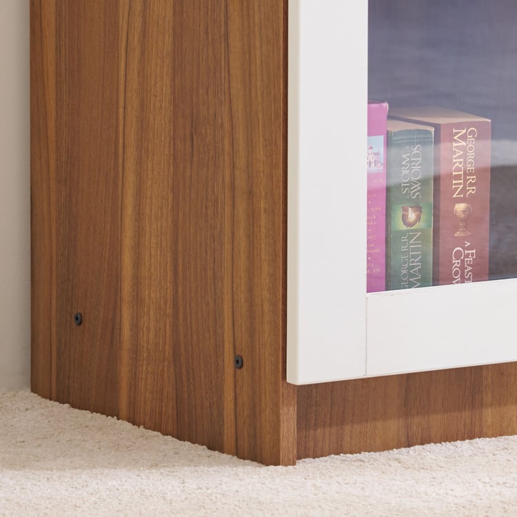 Helios Nolan 2-Door Book Cabinet - Teak