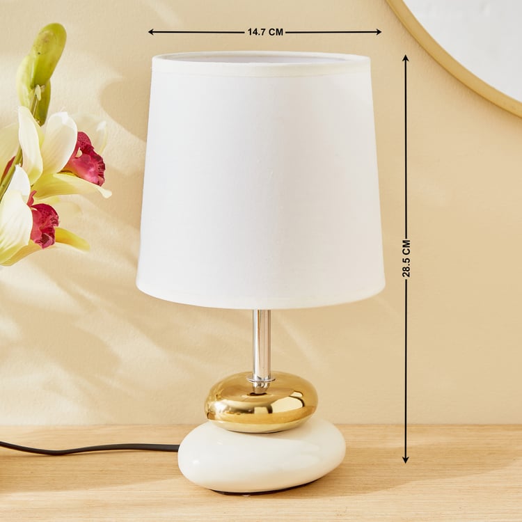 Glint Pebble Ceramic Table Lamp