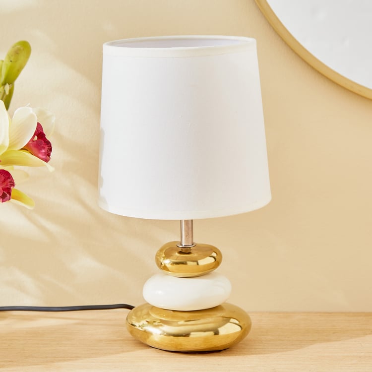 Glint Pebble Ceramic Table Lamp