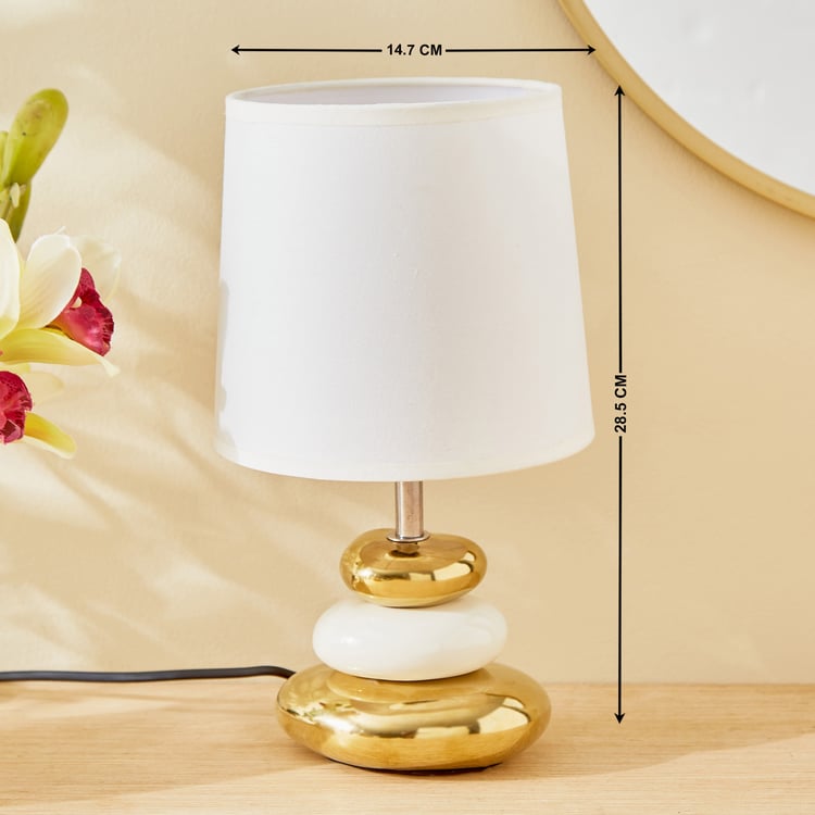 Glint Pebble Ceramic Table Lamp