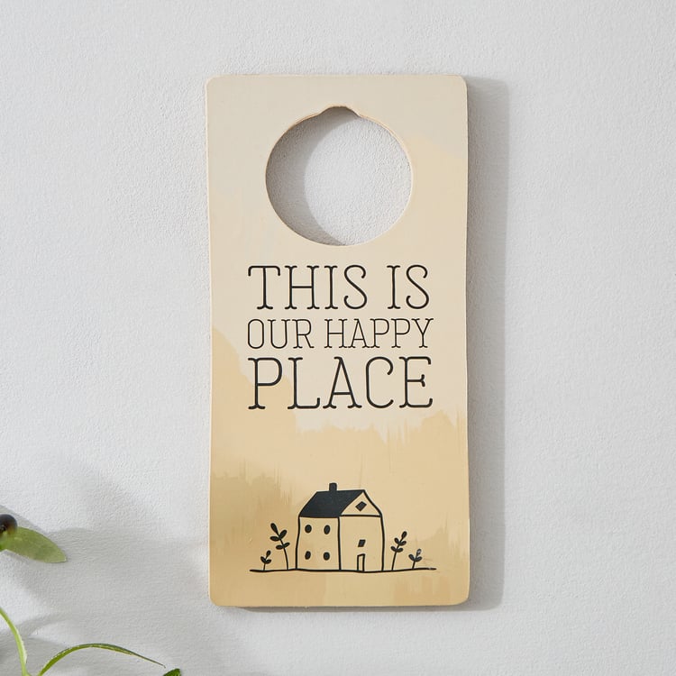 Garnet Wooden Quote Wall Hanging