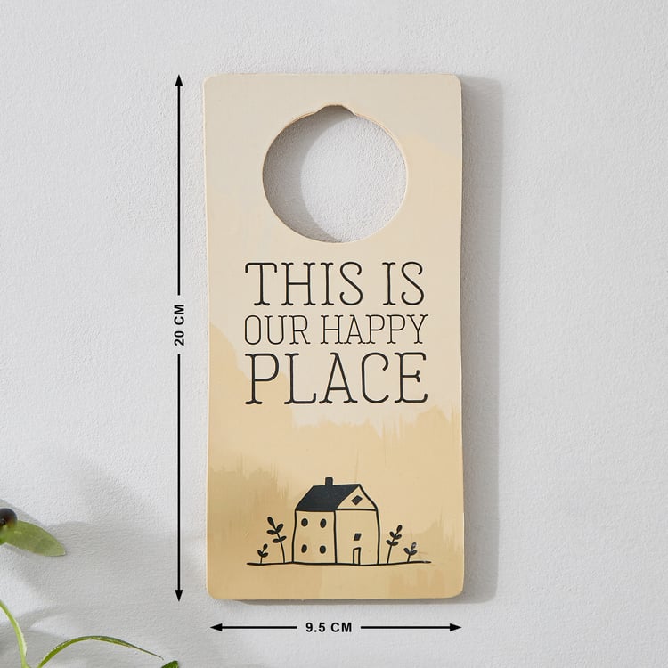 Garnet Wooden Quote Wall Hanging