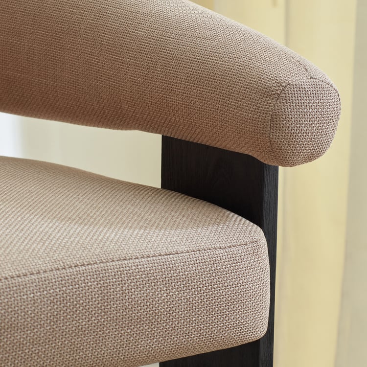 Quadro Fabric Accent Chair - Beige