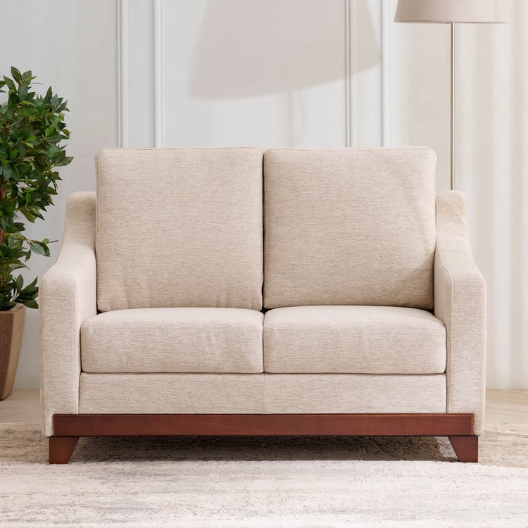 Sylvester Plus Fabric 2-Seater Sofa - Beige