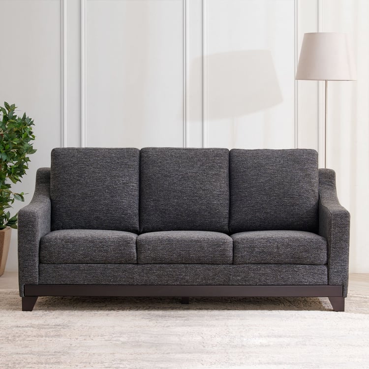 Sylvester Plus Fabric 3-Seater Sofa - Grey