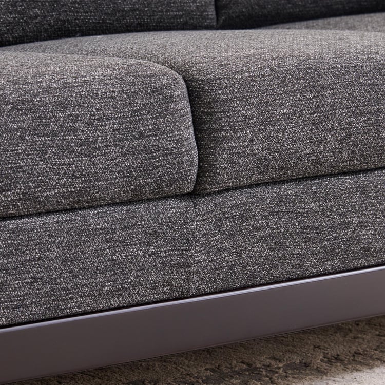 Sylvester Plus Fabric 3-Seater Sofa - Grey