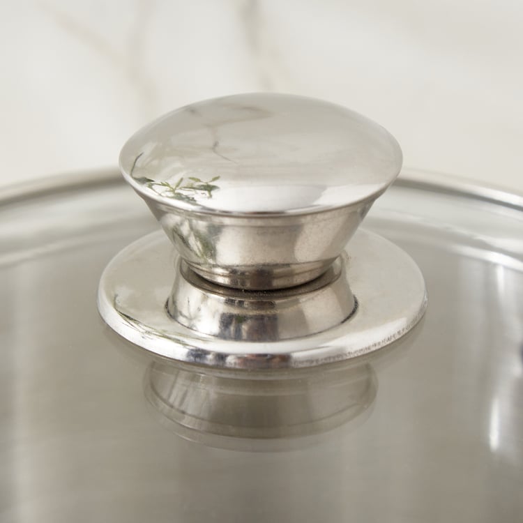 Delight Nevis Set of 2 Stainless Steel Casseroles with Lid