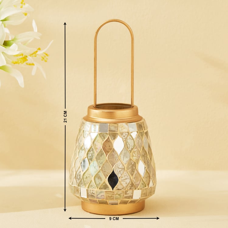 Mabel Lustra Glass Mosaic Lantern