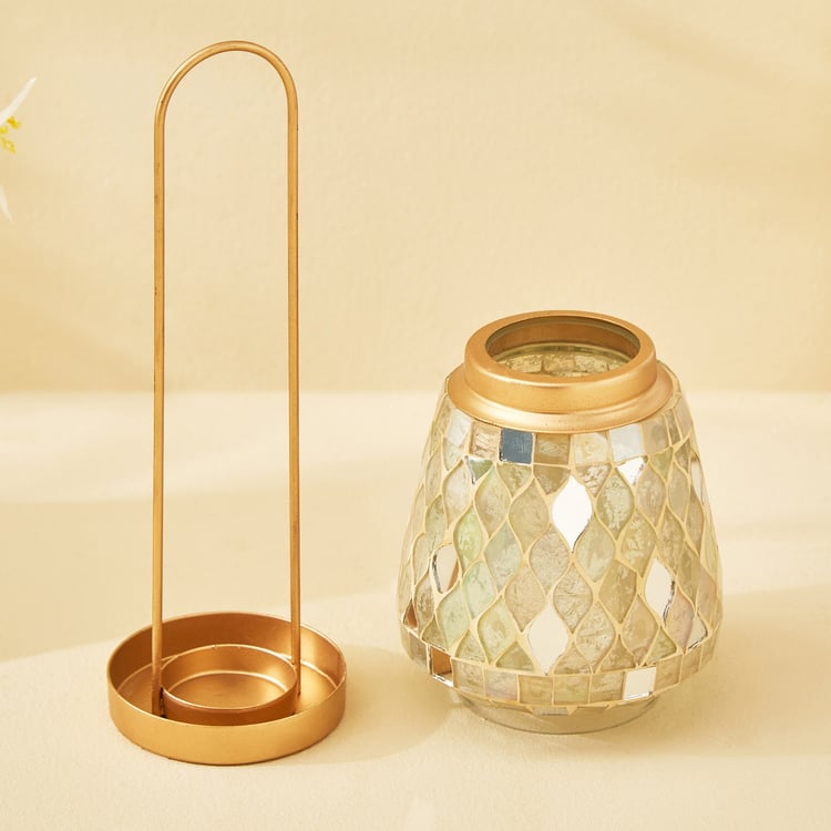 Mabel Lustra Glass Mosaic Lantern