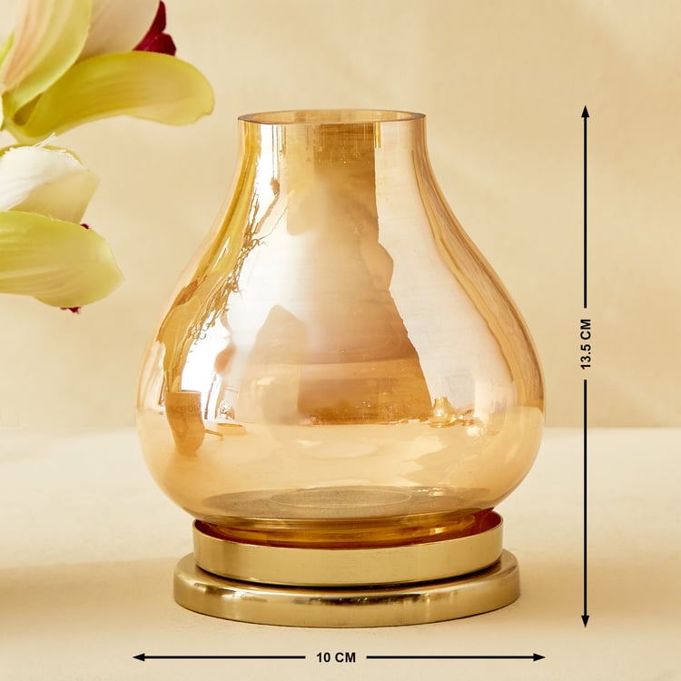 Raga Apurva Set of 2 Glass Drop T-Light Holders