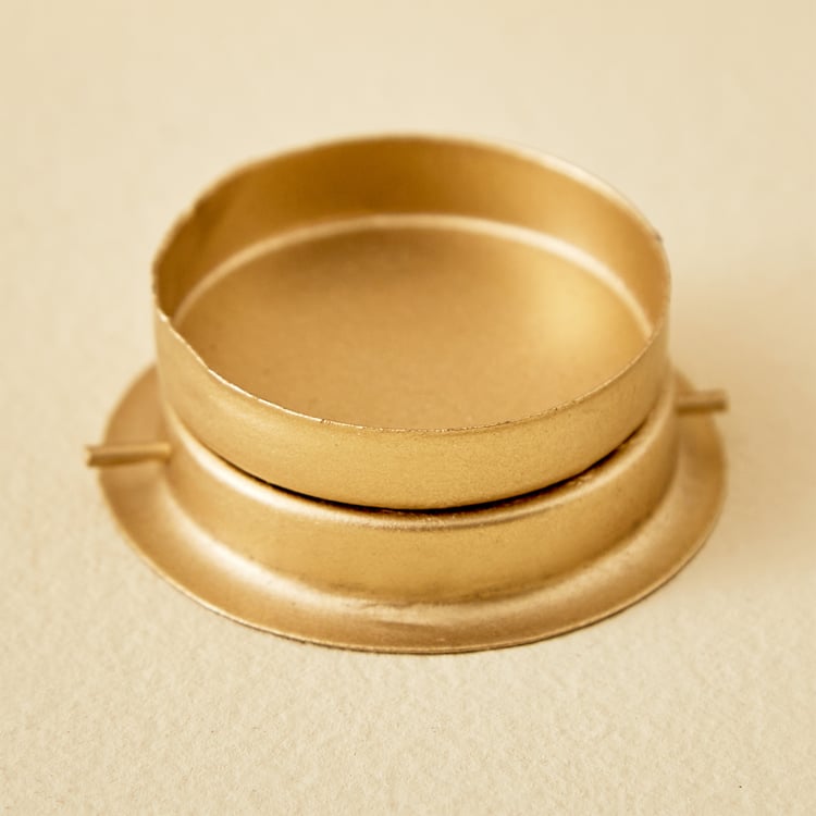 Raga Apurva Set of 2 Glass Drop T-Light Holders