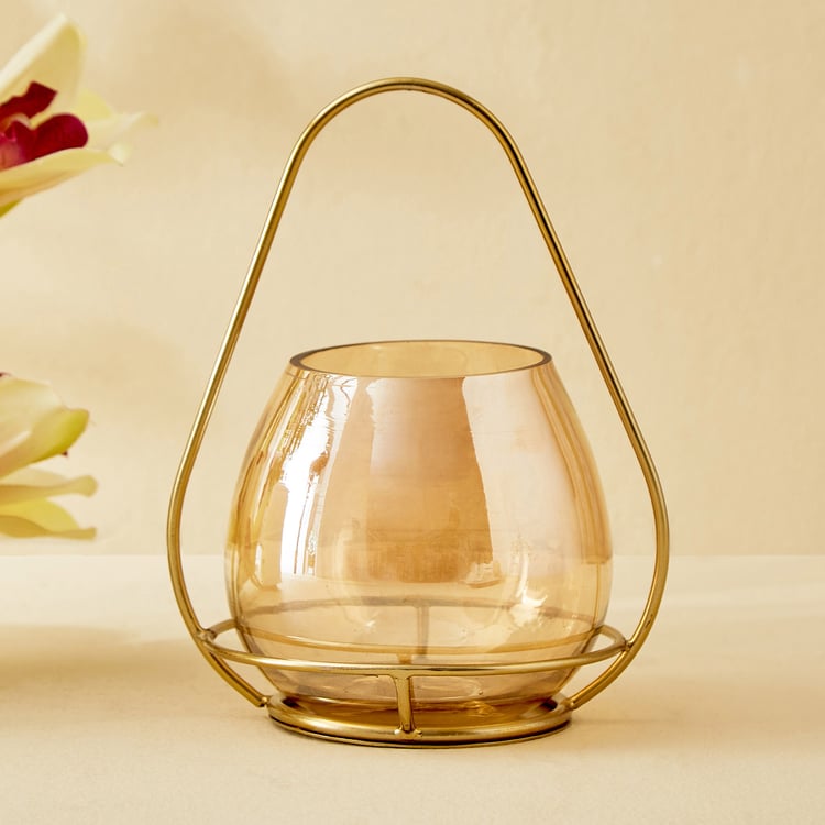 Raga Apurva Set of 2 Glass T-Light Holders
