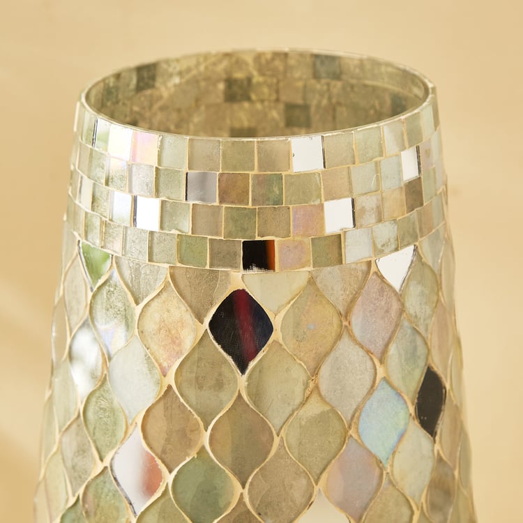 Mabel Lustra Glass Mosaic Vase - Large