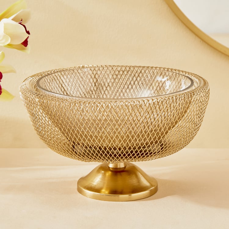 Majestic Mesh Metal Potpourri Bowl