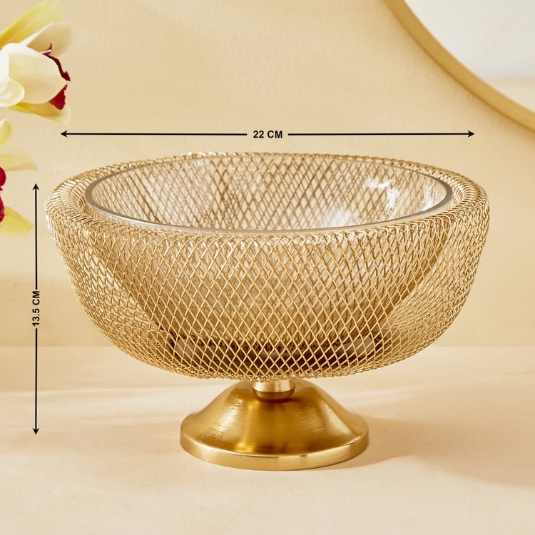 Majestic Mesh Metal Potpourri Bowl