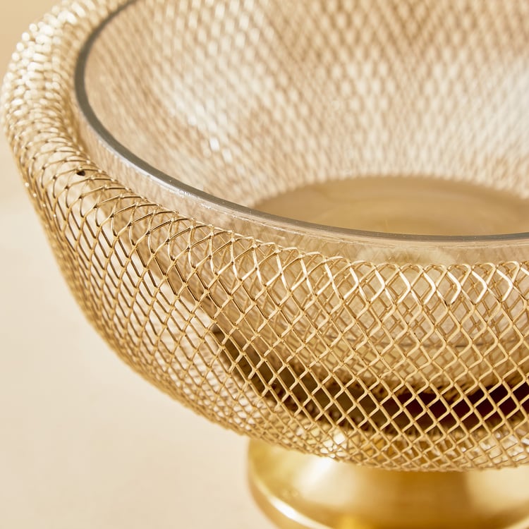 Majestic Mesh Metal Potpourri Bowl