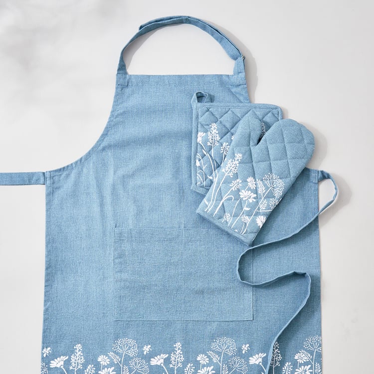 Corsica Drake 3Pcs Cotton Apron Set