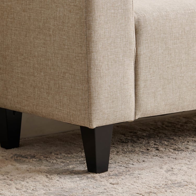 Berry Fabric Bench - Beige