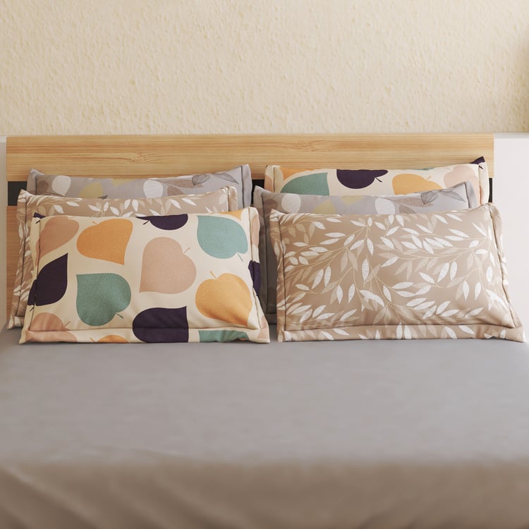 Corsica Elegant Set of 6 Printed Pillow Covers - 70x45cm