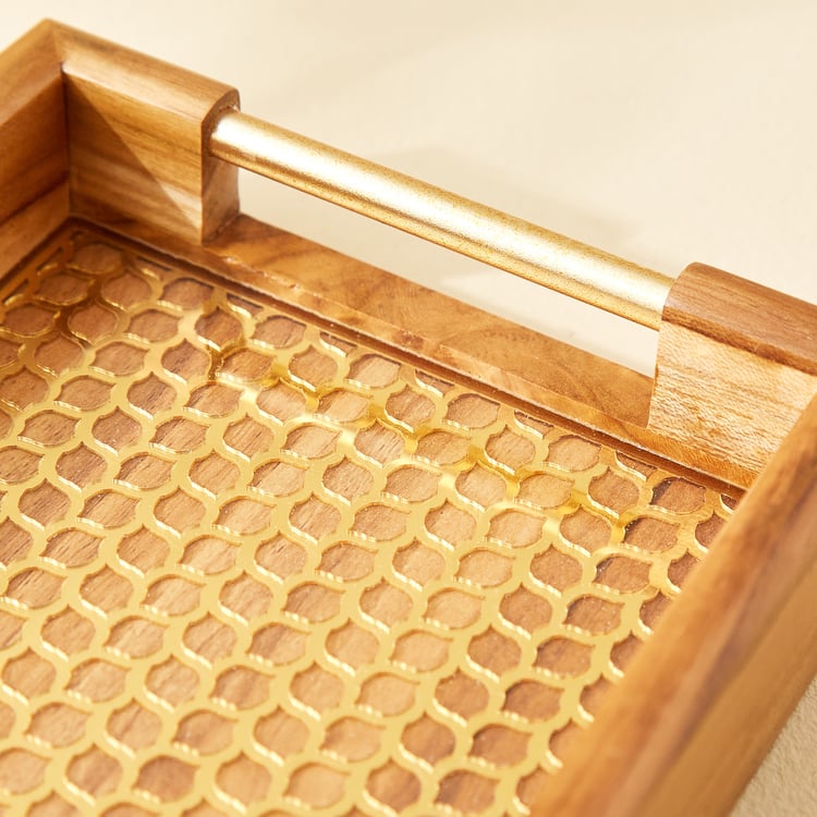 Haze Dietes Wooden Serving Tray - 29x15cm