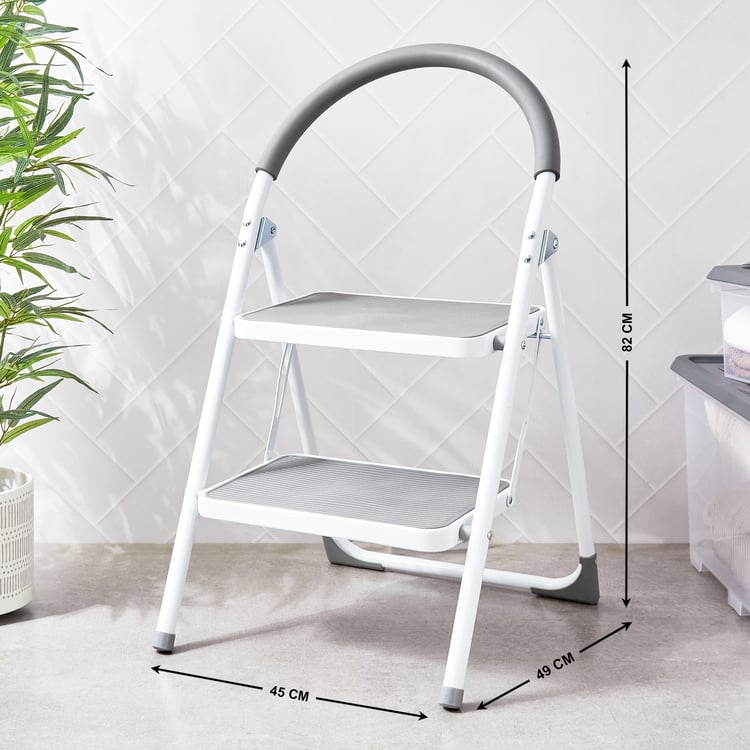 Omnia Flavell Metal 2-Step Foldable Ladder