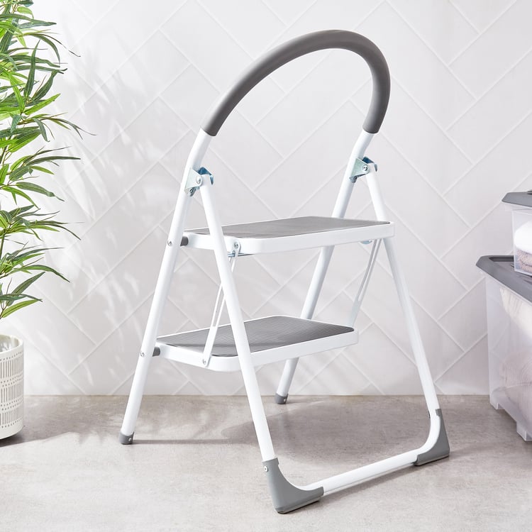 Omnia Flavell Metal 2-Step Foldable Ladder