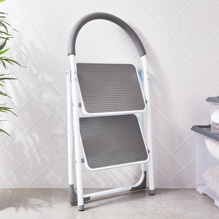 Omnia Flavell Metal 2-Step Foldable Ladder