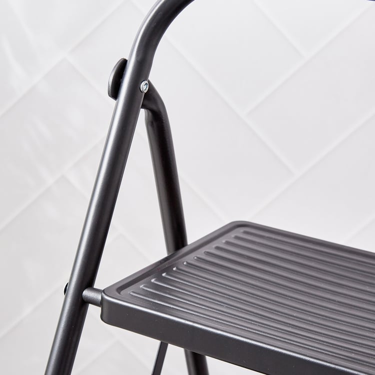 Omnia Newport Metal Foldable 3-Step Ladder