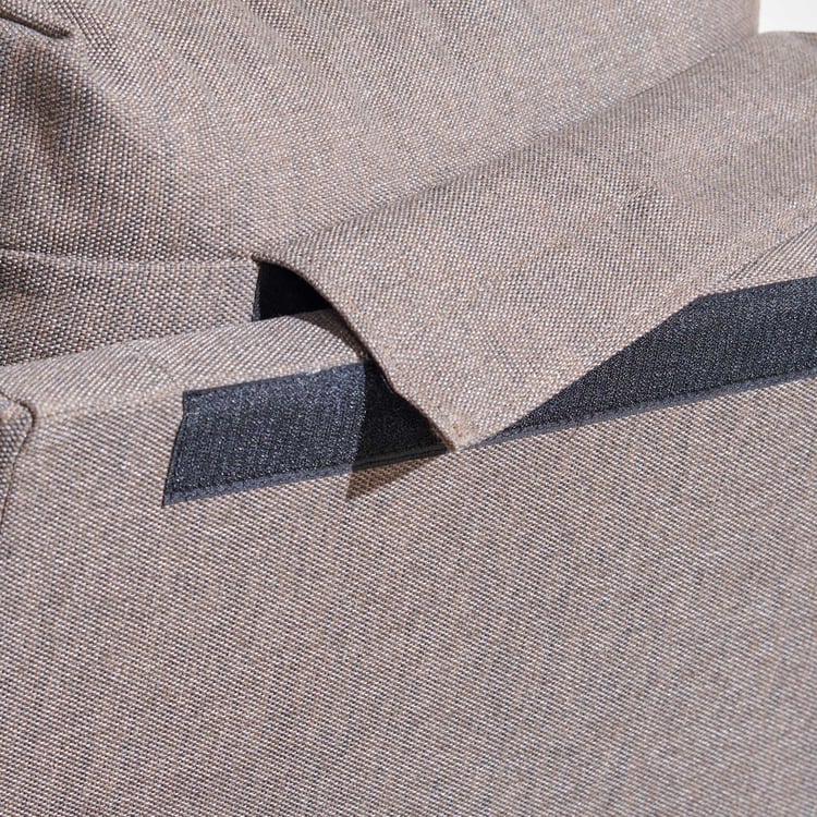 Abby Fabric 3+1+1 Seater Sofa Set - Brown