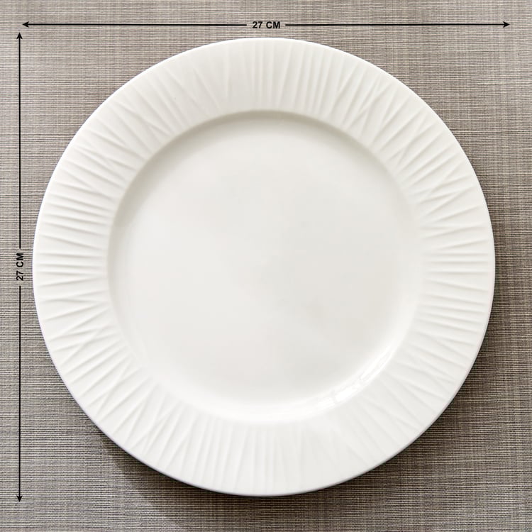 Marshmallow Brook Porcelain Dinner Plate - 27cm