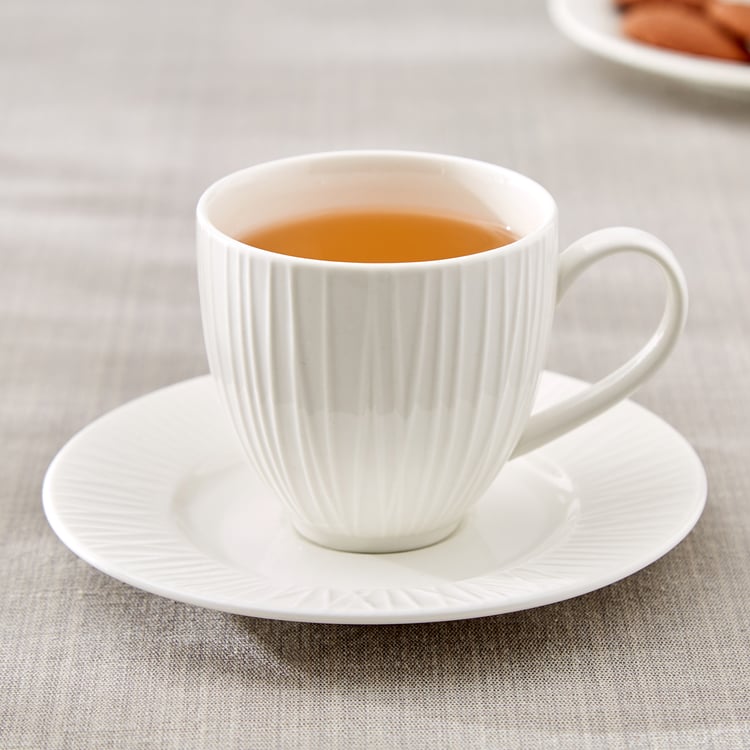 Marshmallow Brook Porcelain Cup and Saucer - 180ml