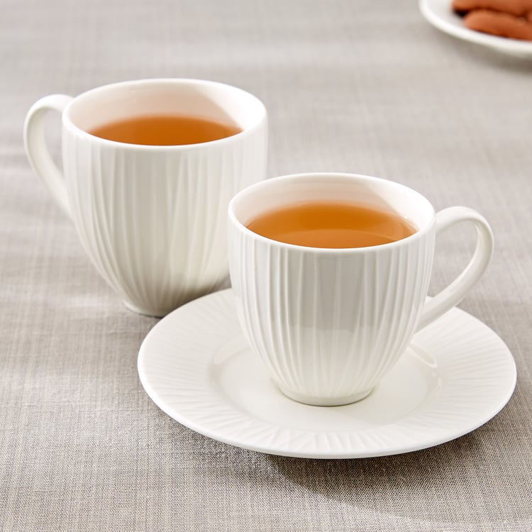 Marshmallow Brook Porcelain Cup and Saucer - 180ml