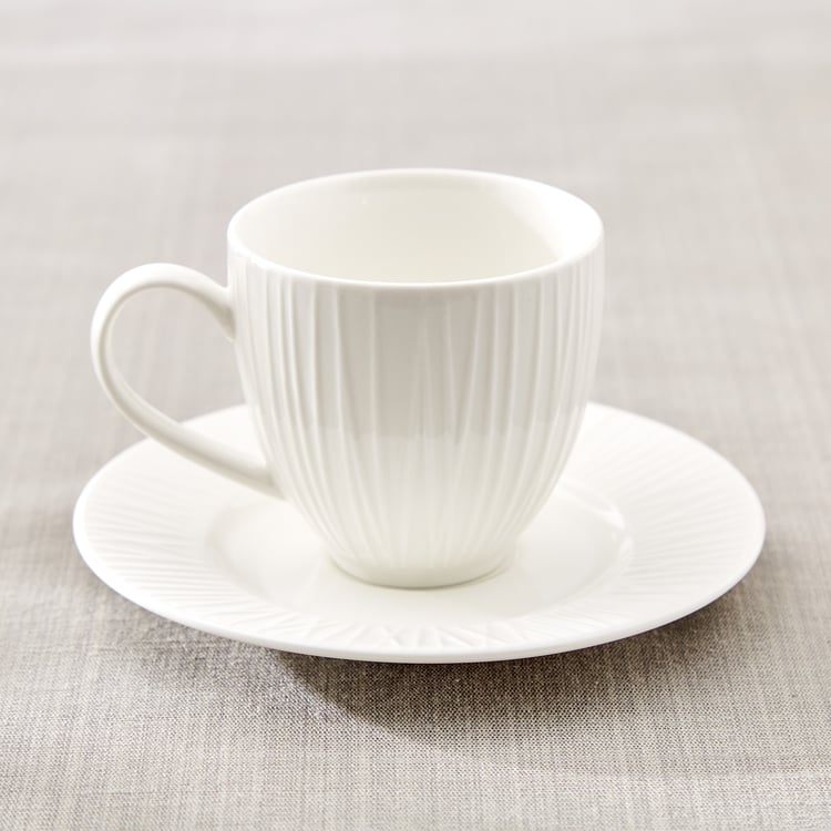 Marshmallow Brook Porcelain Cup and Saucer - 180ml