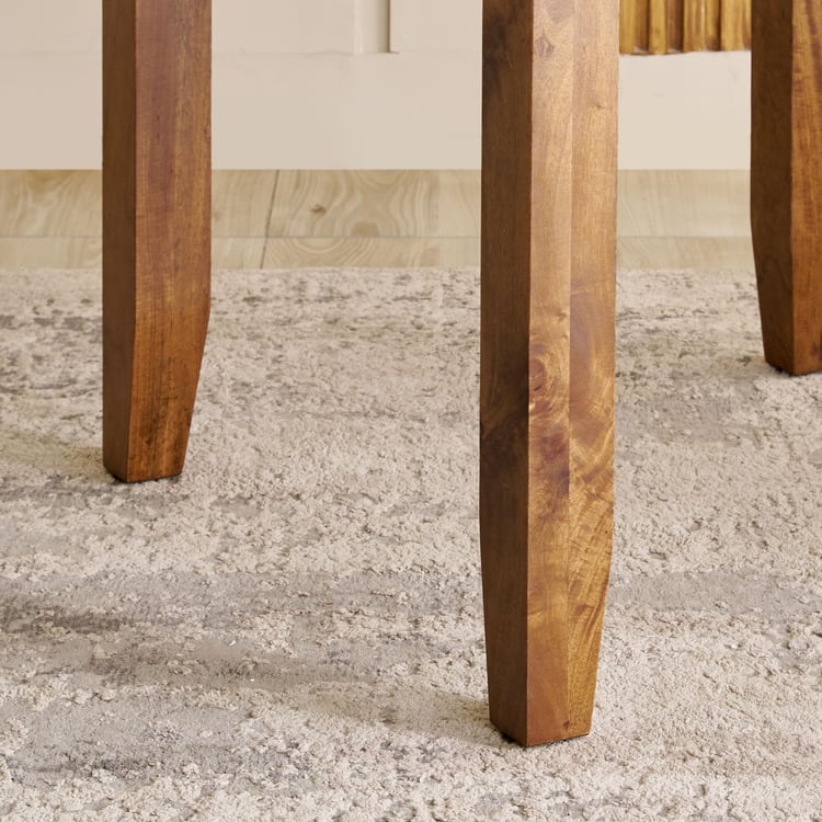 Giza Composite Marble Top 2-Seater Dining Table - Beige