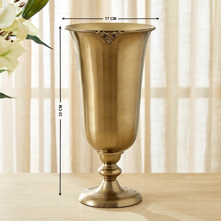Heritage Renew Tara Metal Vase - Small
