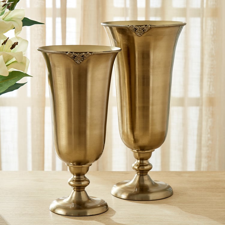 Heritage Renew Metal Vase - Large