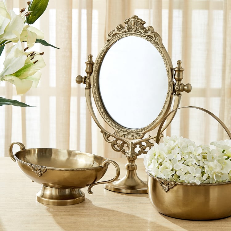 Heritage Renew Tara Metal Decorative Vanity Mirror
