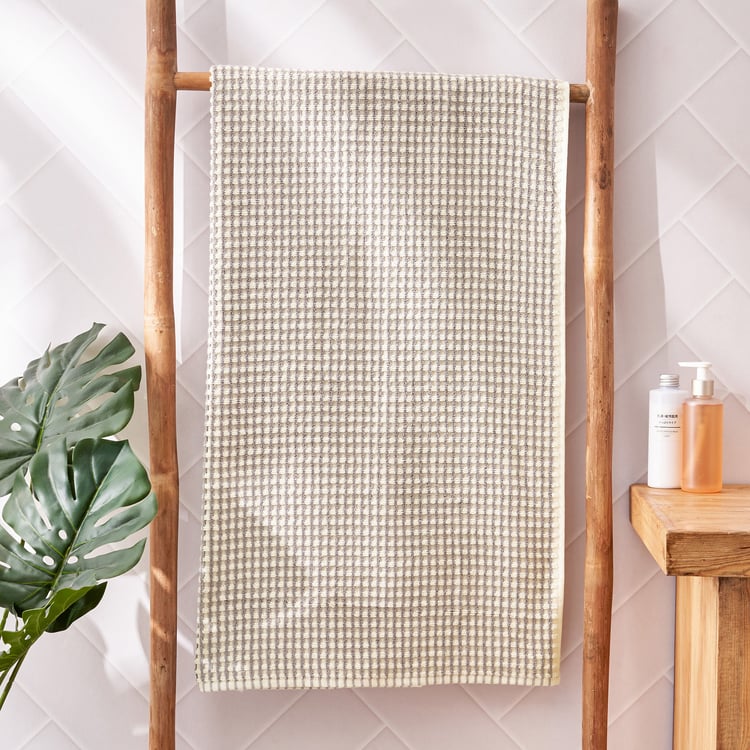 Corsica Izzy Waffle Cotton Bath Towel - 140x70cm