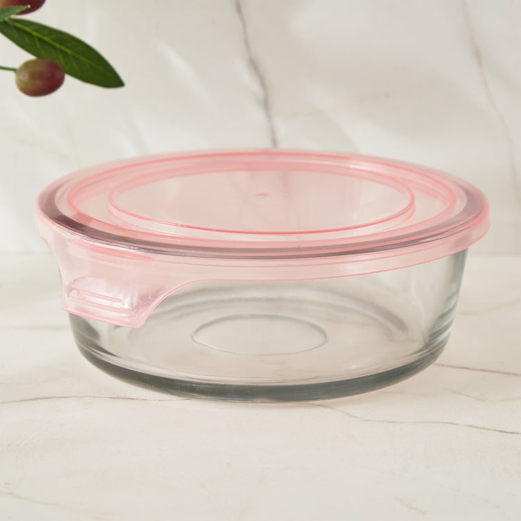 Tuscany Zinnia Set of 3 Glass Storage Containers